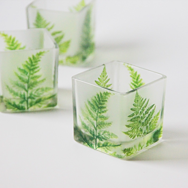 Candle Making Glass Jars - Nordischer Stil Kerzenglas DIY Kerzenherstellungs-Behälter Grünes