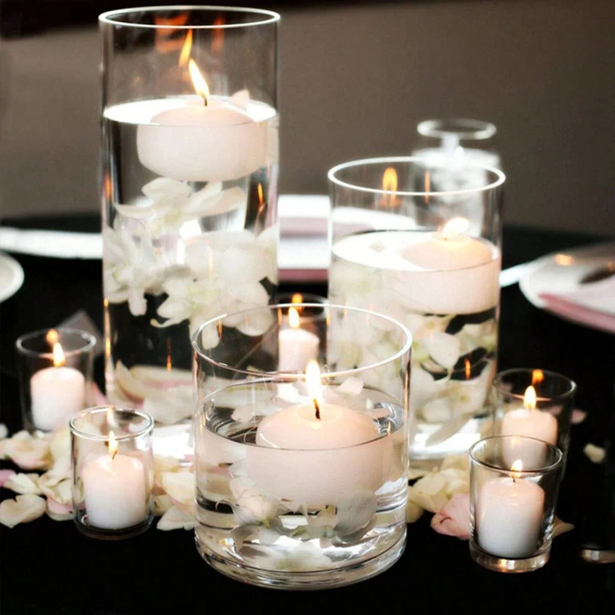 Candle Making Glass Jars - Zylinder Glas Tasse Kerzenständer Hochzeit Transparente
