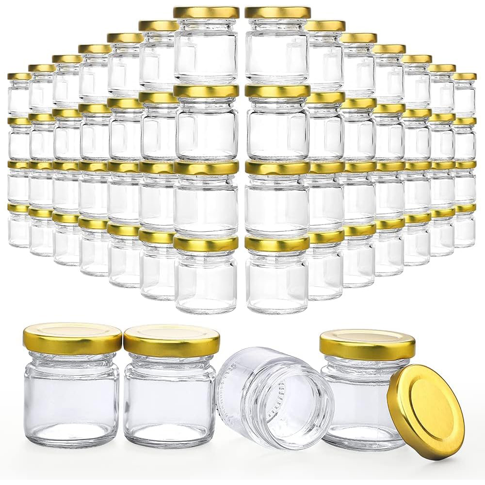 Candle Making Glass Jars - Kleine Gläser mit Deckel, 1,5 oz
