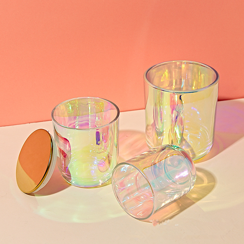 Candle Making Glass Jars - Gläser für Kerzen, farbig, transparent, Kerzenbecher,