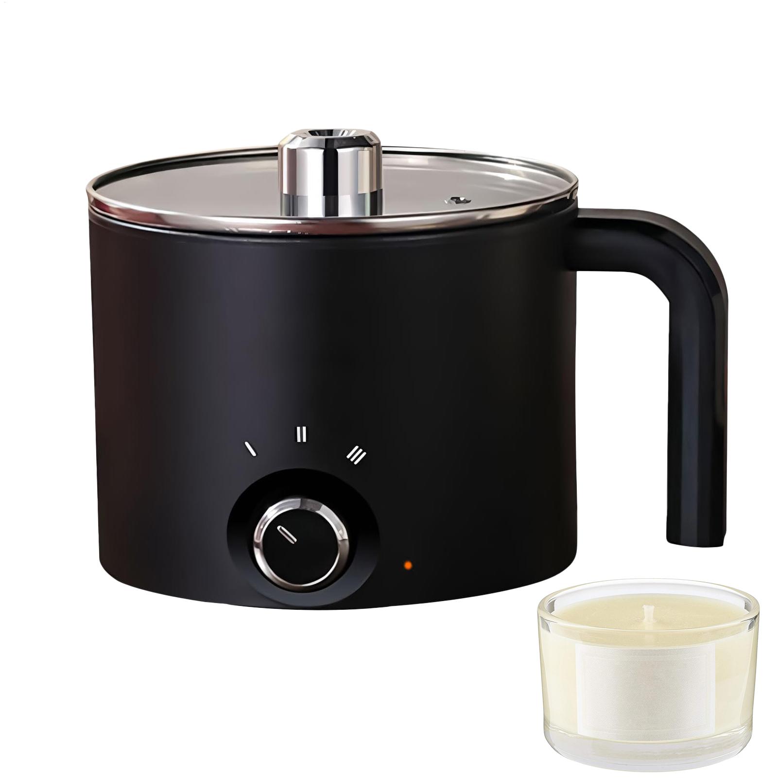 Candle Making Workshop - Kerzenwachs-Schmelztopf 1,5L Großer Edelstahl Elektrischer Antihaft-Kerzenherstellungstopf