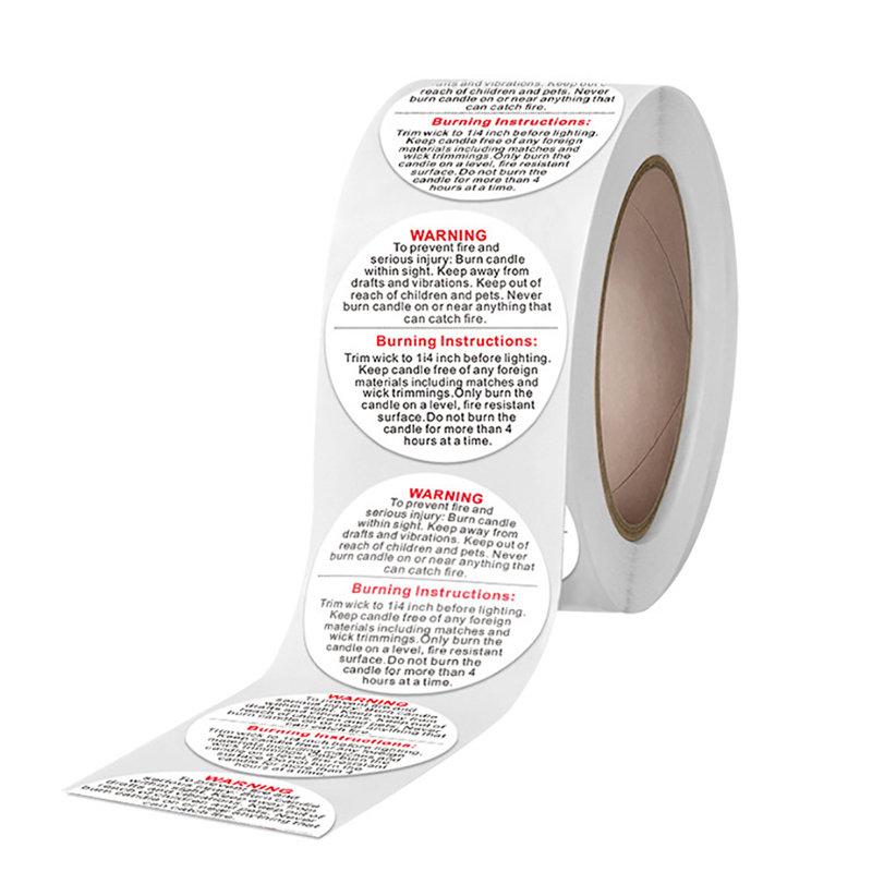 【Neu】500 Stück/Rolle Kerzen-Wa – Candle Warning Label Bewertung und Preis