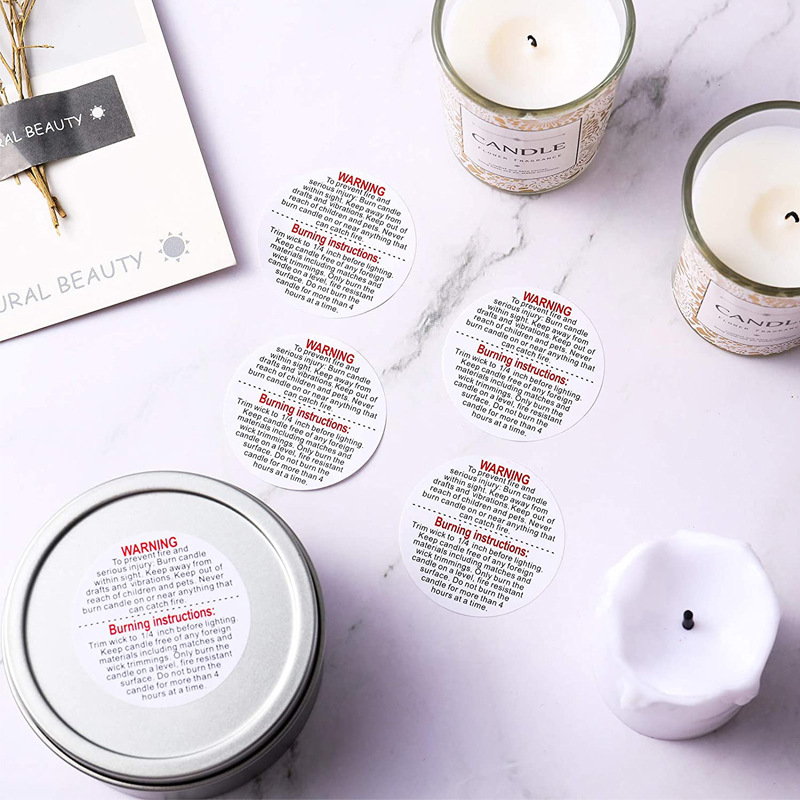 500/1000 Stück Kerzen-Warnetik – Candle Warning Label Bewertung und Preis