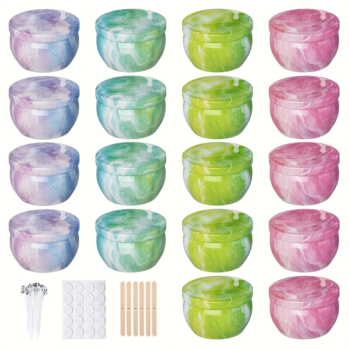 Metall-Kerzengläser mit Sterne – Candle Making Glass Jars Bewertung und Preis