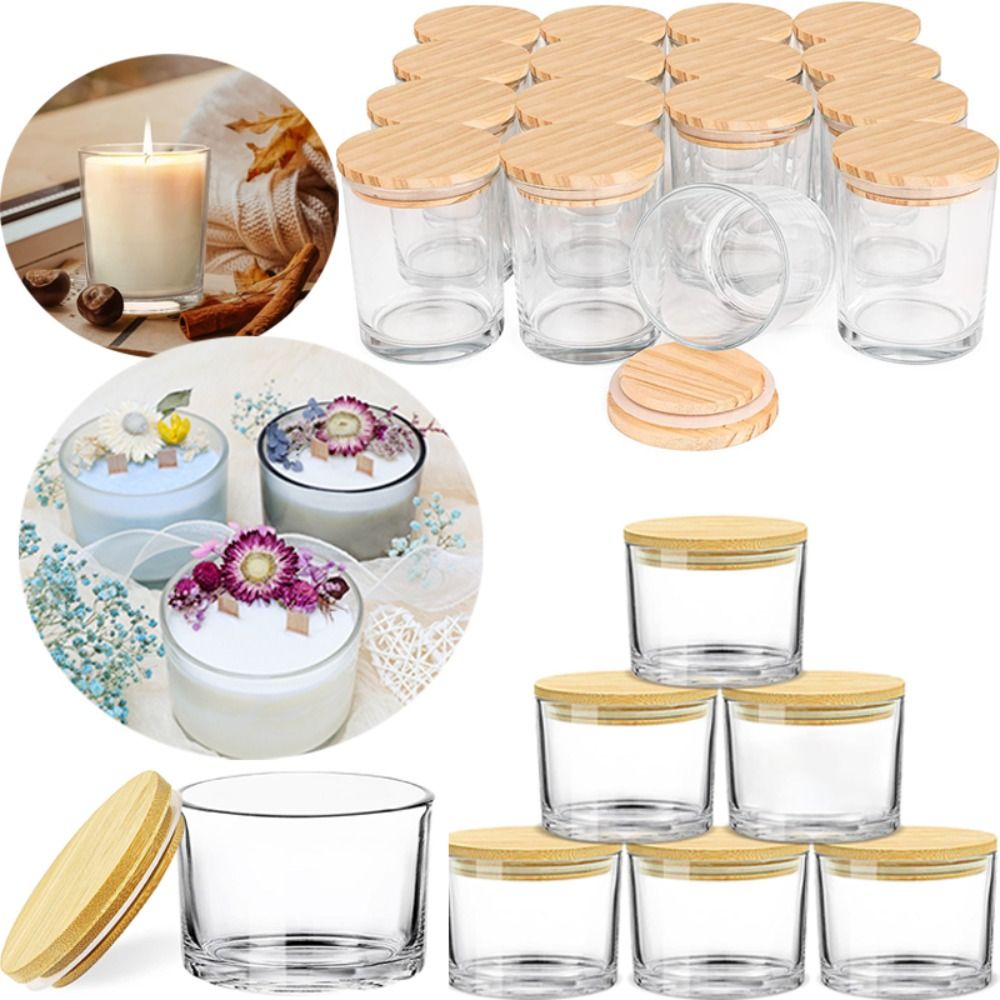 Neue Klarglas-Kerzengläser, tr – Candle Making Glass Jars Bewertung und Preis