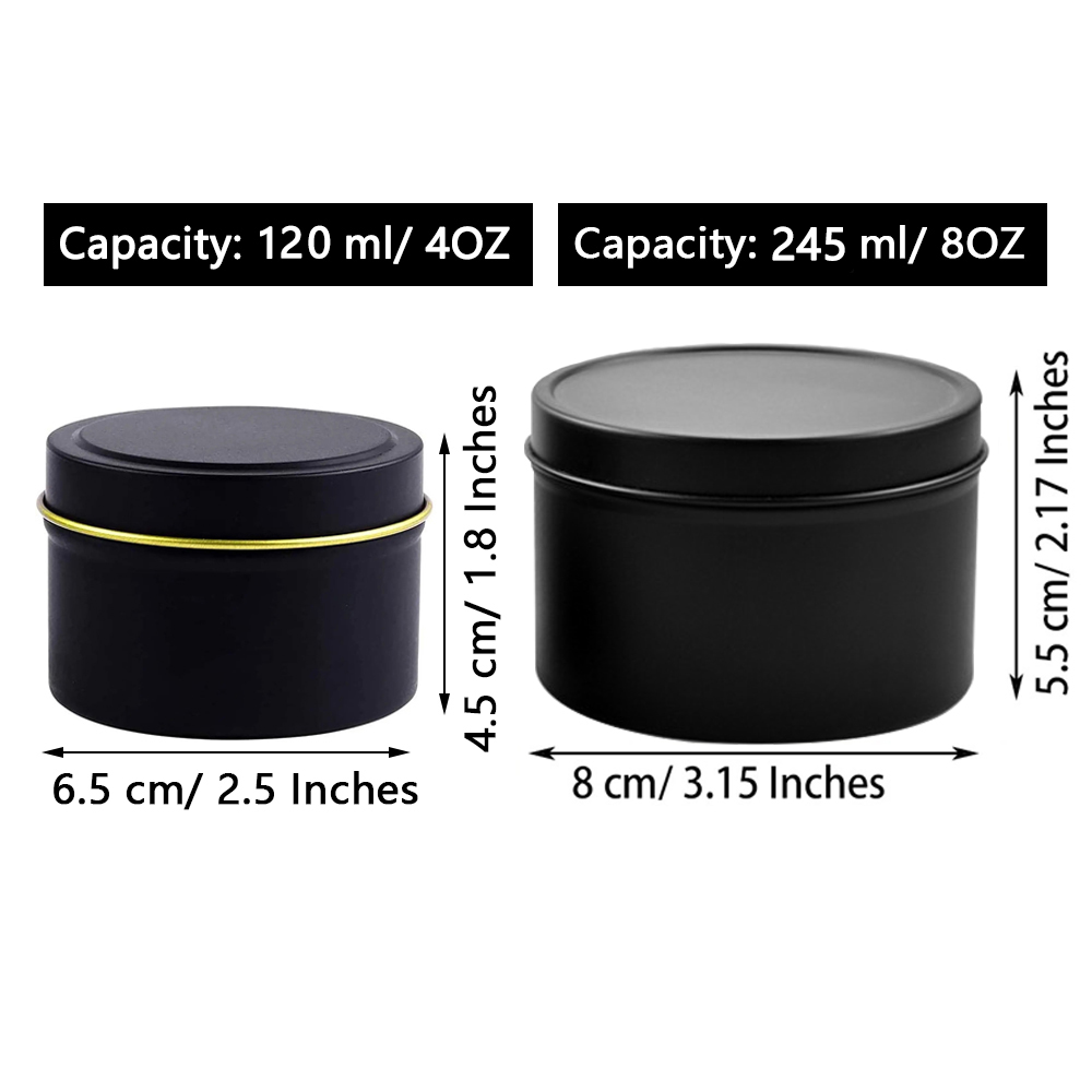 4 Unzen/8 Unzen Kerzendosen mi – Candle Making Glass Jars Bewertung und Preis