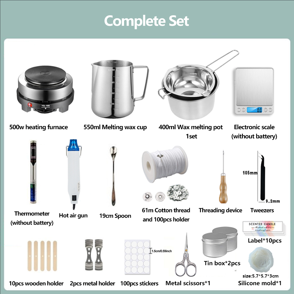 DIY-Materialien zur Herstellun – Candle Making Glass Jars Bewertung und Preis
